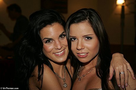 Astonishing raven-haired pornstars pose provocatively at a party fully clothed - Image 18 of 20  in Outdoor category   featuring Eve Angel, Rita Faltoyano, Monica Sweet, Nella M, Mya Diamond 