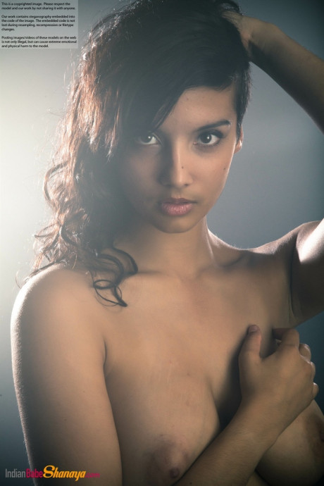 Gorgeous Desi female removes her dress to expose her big natural boobies - #232363