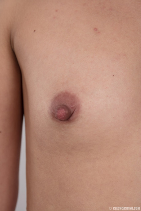 Pornstar wannabe Marketa shows her tiny boobs at an audition photo shoot - #1531318