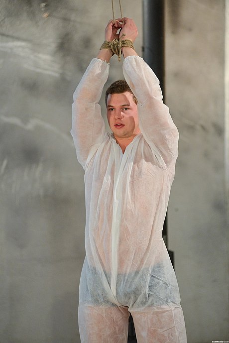 Dominant brunette Mia Manatote strips her bound slave and plays with his dong - Image 5 of 21  in Pussy category   featuring Enzo Bloom, Mia Manatote 