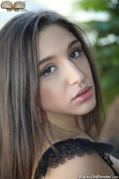 Beautiful teenie Abella Danger shows enormous ass in lacy undies for her BBC man - #1243594