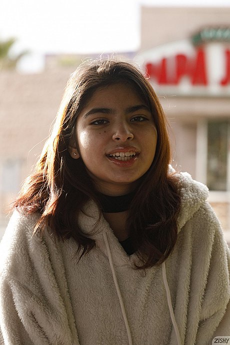 Amateur babe Hazel Heart flashes her underwear in public and goes nude at home - Image 1 of 12  in Teen category   featuring Hazel Heart 