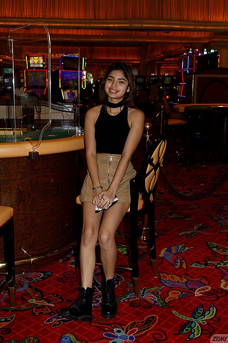 Amateur babe Hazel Heart flashes her underwear in public and goes nude at home - Gallery #7577