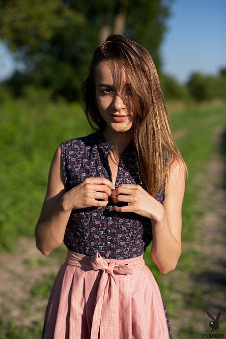 Fine teen Vi Shy shows her petite body while fully undressed outdoors - Image 10 of 20  in Outdoor category   featuring Vi Shy 