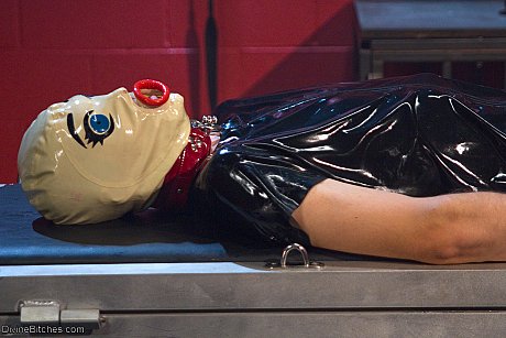 Domina Mona Wales giving her male sub anal punishment in a sleazy femdom scene - Image 1 of 14  in MILF category   featuring Mona Wales, Tony Orlando 