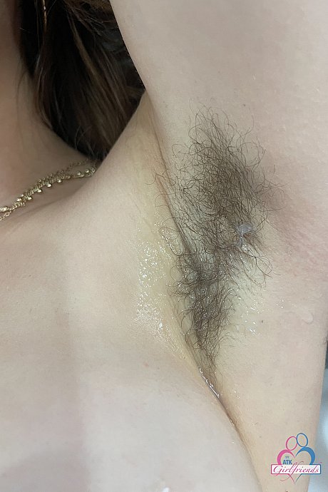 Amateur Fiona Sprouts shows her boobies & hairy armpits & spreads her bald pussy - Gallery #4130