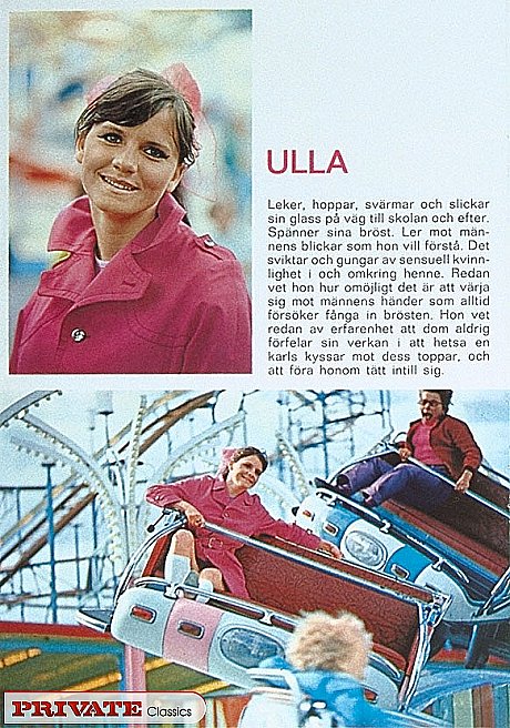 A schoolgirl from the 70s era poses for a variety of dirty solo shoots - Image 1 of 11  in Outdoor category   featuring Ulla 