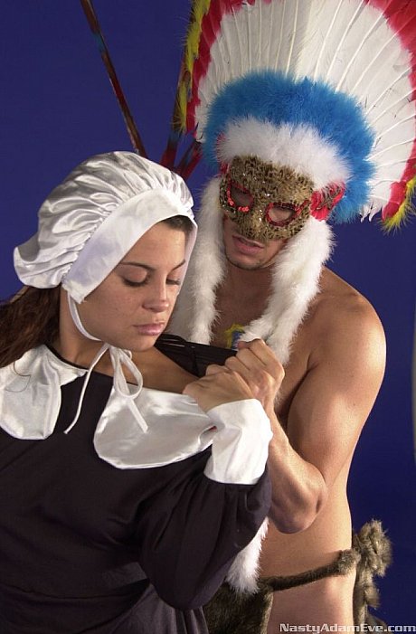 Red Hair amateur and her hubby boyfriend lover friend don cosplay attire for sexual intercourse - Image 2 of 15  in Pussy category  