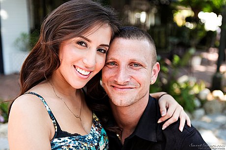 Clothed latina April O'neil kissing outdoors before wedding night fuck - Image 1 of 15  in Outdoor category   featuring Mr Pete, April ONeil 