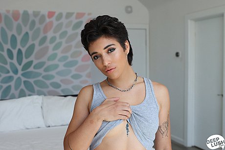 Brunette slut girl Brooklyn Gray wears her hair short during butt to mouth sex - Image 3 of 16  in Pussy category   featuring Owen Gray, Brooklyn Gray 