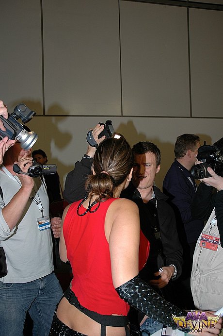 Busty chinese skank Ava Devine swallows off her fans and masturbates at the sex show - Image 7 of 20  in Outdoor category   featuring Ava Devine 