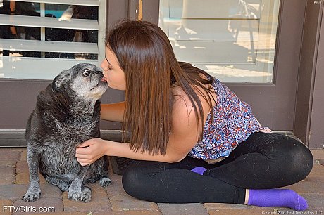 Fine brunette Kylie doffs her white outfit and reveals her fantastic body - Image 13 of 20  in Legs category   featuring Kylie Quinn 