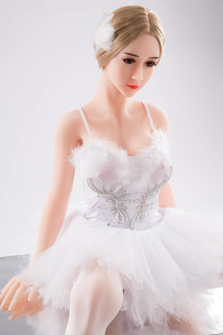 Charming realistic sex doll teases in a pretty ballerina outfit & naked - #664258