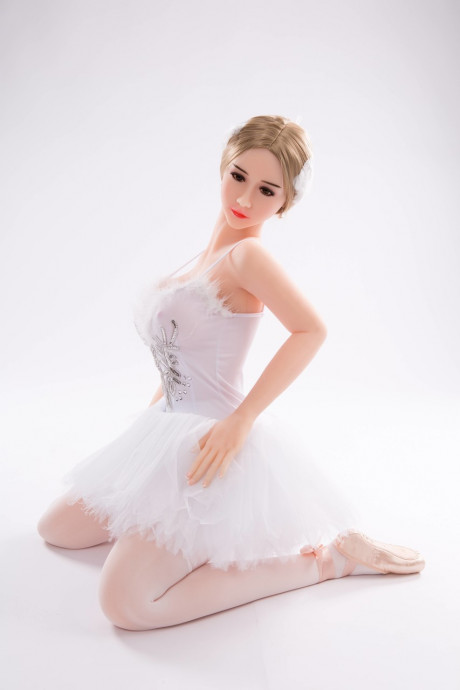 Charming realistic sex doll teases in a pretty ballerina outfit & naked - #664260