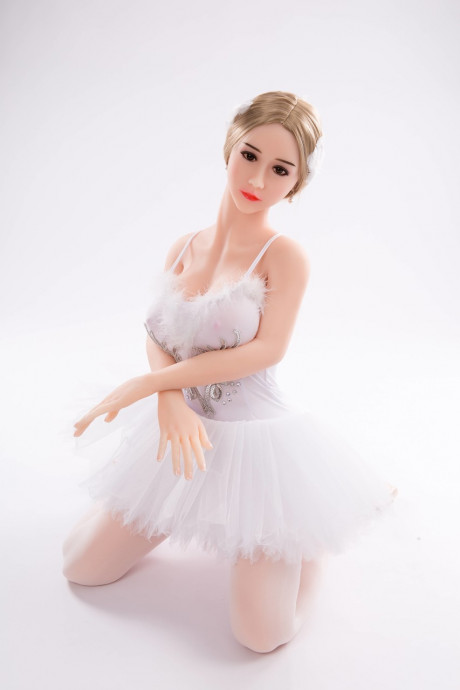 Charming realistic sex doll teases in a pretty ballerina outfit & naked - #664261