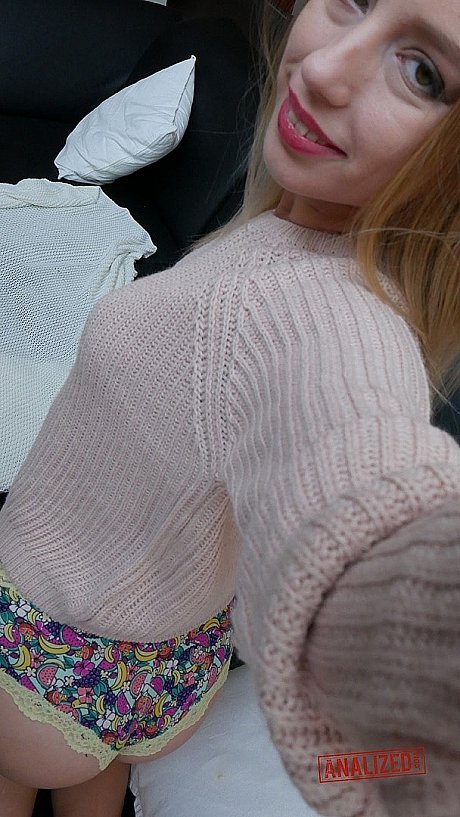 Nasty teenie Kira Thorn flashes her titties and displays her amazing round butt - Image 2 of 20  in Pussy category   featuring Kira Thorn 