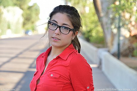 Pretty brunette Natalie flashes in public before masturbating at home - Image 5 of 15  in Teen category   featuring Natalie Monroe 