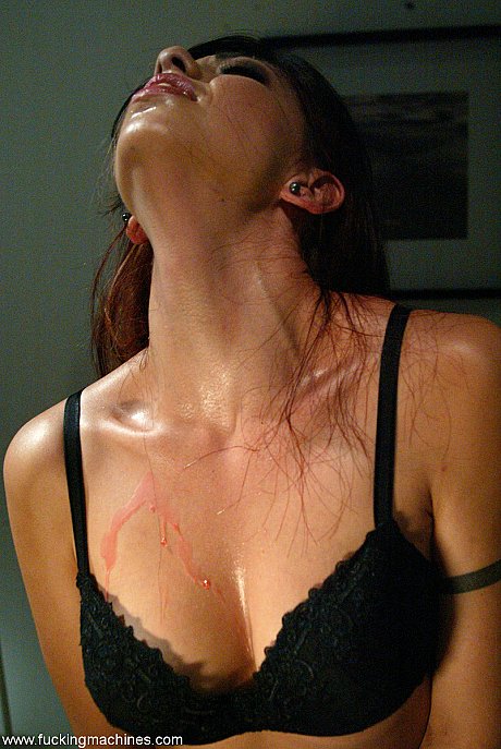 Massive eyed pornstar Satine Phoenix gets her hands tied up while riding a sybian - Image 16 of 21  in Sexy category   featuring Satine Phoenix 