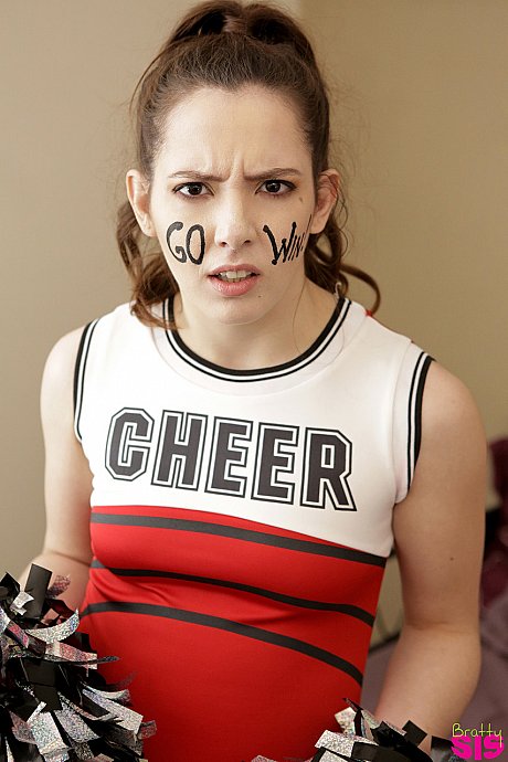 Kinky blondie cheerleader interrupts practice to fuck stepbrother for creampie - Image 6 of 18  in Teen category   featuring Ember Stone, Ms Faris 