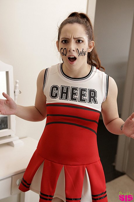 Kinky blondie cheerleader interrupts practice to fuck stepbrother for creampie - Image 18 of 18  in Teen category   featuring Ember Stone, Ms Faris 