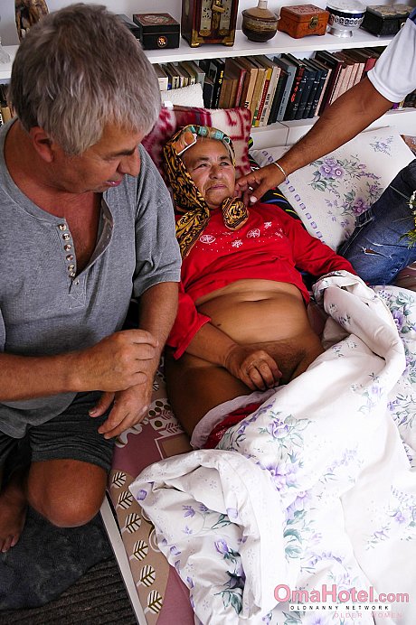 Older grandmother Heidrun masturbates with toys before hard threeway with old guys - Image 3 of 21  in Pussy category   featuring Heidrun 