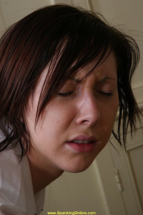 Misbehaving schoolgirls have their asses paddled with a hairbrush - Image 11 of 15  in Teen category   featuring Jasmine Lau 