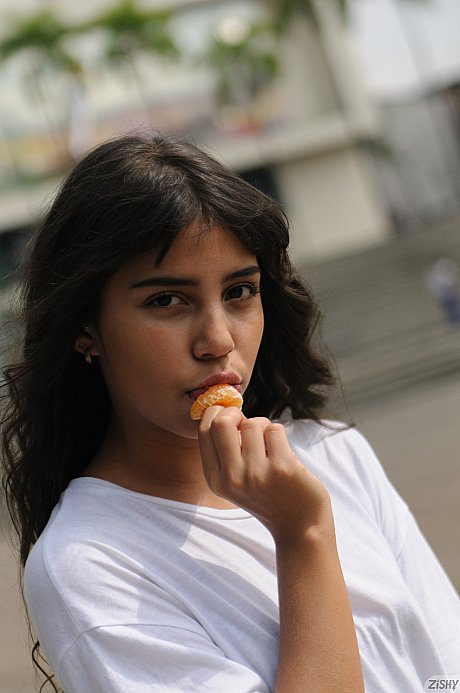 Ravishing babe Clarissa Dominguez shows off her huge behind in black panties - Image 2 of 12  in Close Up category   featuring Clarissa Dominguez 