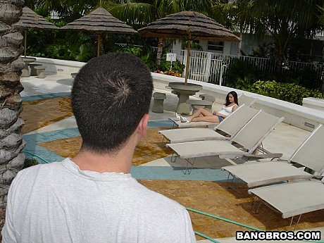 Brunette beauty Kacey unveils her curvy booty and gets her pussy filled in POV - xxx porn gallery #49036 in Teen featuring Alex, Kacey Kox