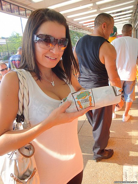 Latina MILF Ann Marie Rios is captured in candid action at a XXX convention - Image 13 of 15  in Ass category   featuring Ann Marie Rios 