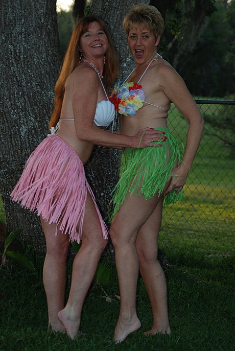 Playful swinger wives Tracy suck & Dee rimming each other outdoors - Image 1 of 21  in Outdoor category   featuring Tracy Lick, Double Dee 