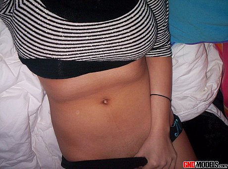 Dark haired amateur Nikki takes selfies in a teasing manner - Image 7 of 12  in Close Up category   featuring Nikki 