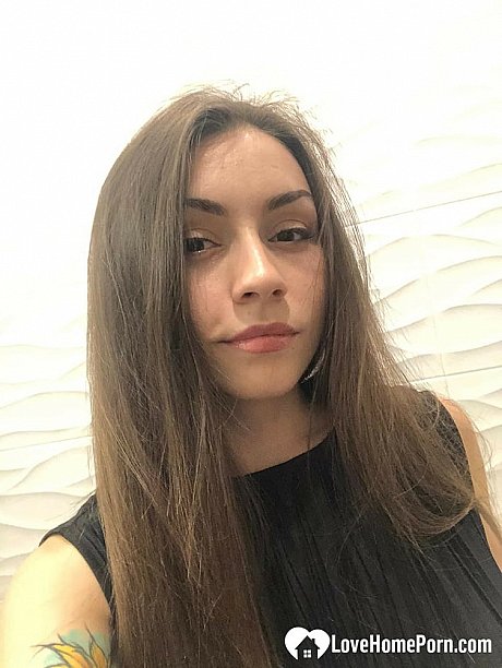 Brunette American takes selfies of her medium boobs and round butt - Image 11 of 20  in Pussy category  
