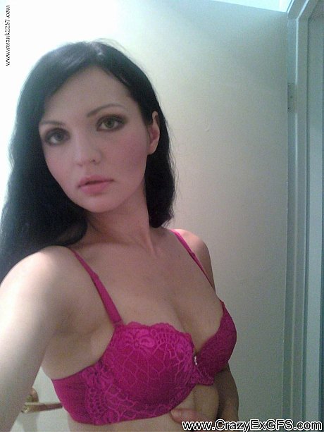 Black haired babe Kitty Lix shows her small tis and delicious snatch in the toilet - Image 3 of 21  in Close Up category   featuring Kitty Lix 