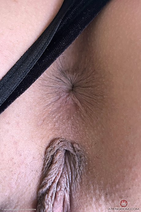 Purple-haired schoolgirl Lily Adams exposes her wide pussy & butthole up close - Image 14 of 20  in Pussy category   featuring Lily Adams 