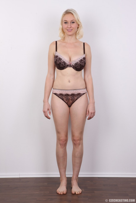 Sweet model Petra shows hot saggy melons and fat cunt at the casting - #1548183