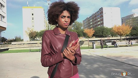 Attractive ebony with small nips Luna Corazon rubs her snatch before taking a rod - Image 2 of 21  in Teen category   featuring Luna Corazon 