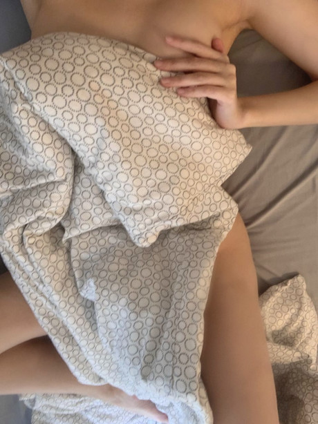 Adorable OnlyFans babe Little Kitty flashes her panties and tits in a solo #57950