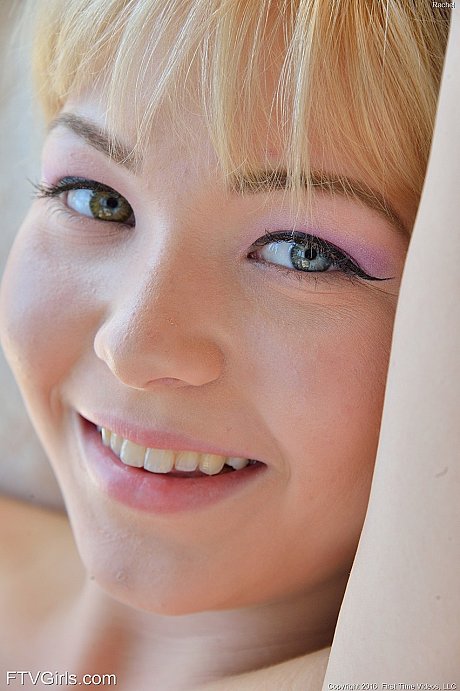 Blondy cutie Rachel reveals her giant mesmerizing melons and plays with a toy - Image 20 of 20  in Legs category   featuring Velvet Rain 