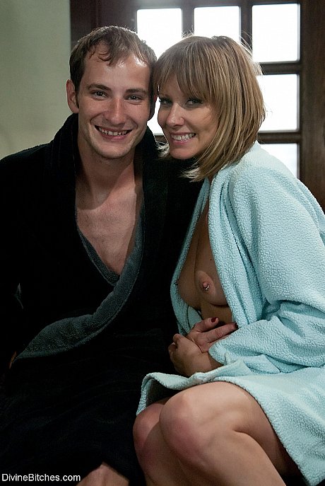 Femdom Maitresse Madeline Marlowe makes her tied-up sex slave worship her feet - Image 19 of 20  in Pussy category   featuring Maitresse Madeline Marlowe, Nomad 