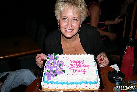 Badass swinger wives give each other oral pleasure at a public birthday party - Image 18 of 20  in Spreading category   featuring Tracy Licks, Kristine Cumz, Double Dee 