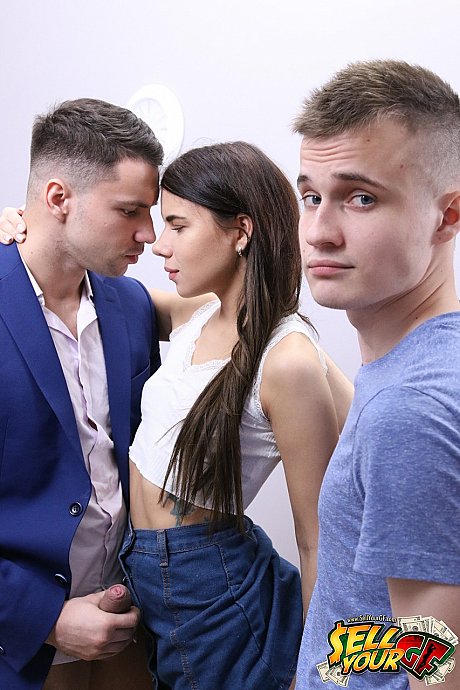 Fine Russian teen Emily Wilson gets her vagina drilled in front of her boyfriend - Image 6 of 20  in Pussy category   featuring Oliver Trunk, Emily Wilson, Satir 