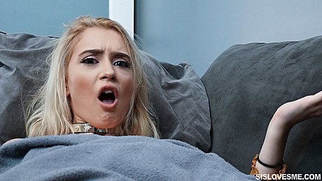 Guy catches stepsister Anastasia Knight masturbating and fucks excited blonde - Image 3 of 18  in Pussy category   featuring Anastasia Knight 
