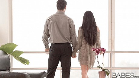 Hispanic brunette Megan Salinas kissing hubby BF dude before doggystyle sex - Image 10 of 14  in Teen category   featuring Giovanni Francesco, Megan Salinas 