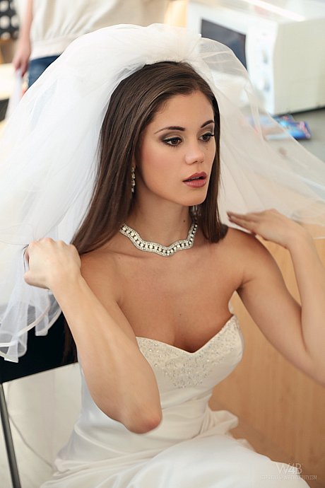 Slim young Little Caprice poses in stockings & chocolate at a photo shoot - Image 10 of 20  in Pussy category   featuring Little Caprice 