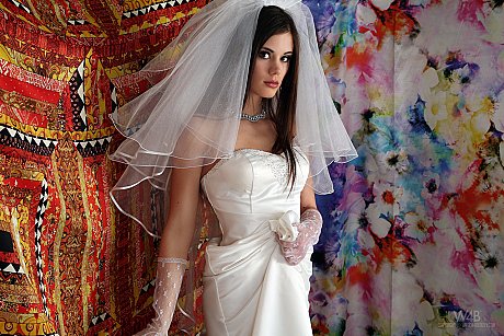 Slim young Little Caprice poses in stockings & chocolate at a photo shoot - Image 11 of 20  in Pussy category   featuring Little Caprice 