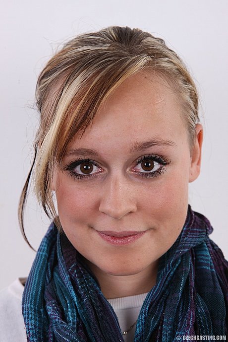Chubby amateur female stands naked after removing her clothing - Image 1 of 20  in Close Up category   featuring Klara 