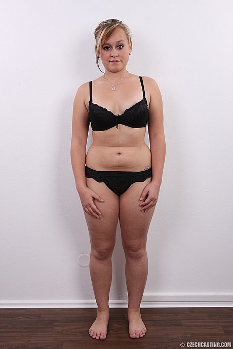 Chubby amateur female stands naked after removing her clothing - Image 6 of 20  in Close Up category   featuring Klara 