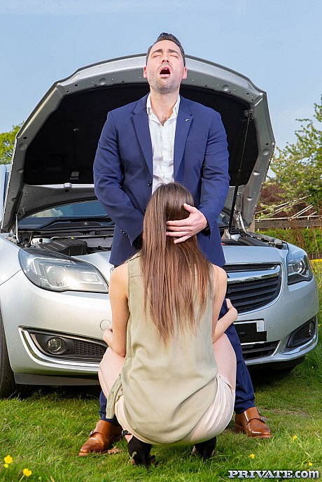 Hot teen Lina Luxa has anal sex with a hunky boy boy man willing to fix her broken car - Image 14 of 20  in Outdoor category   featuring Ricky Mancini, Lina Luxa 