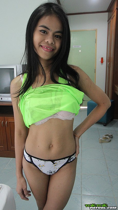 Little Thai skank Ann reveals her perfect tiny petite body and trimmed twat - Image 11 of 18  in Close Up category   featuring Ann 