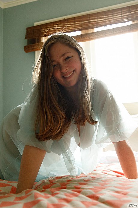 Ravishing attractive amateur babe with giant titties Rose Fessenden posing in her sheer dress - Image 5 of 12  in Babe category   featuring Rose Fessenden 